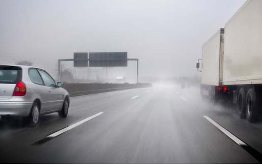 driving in the rain